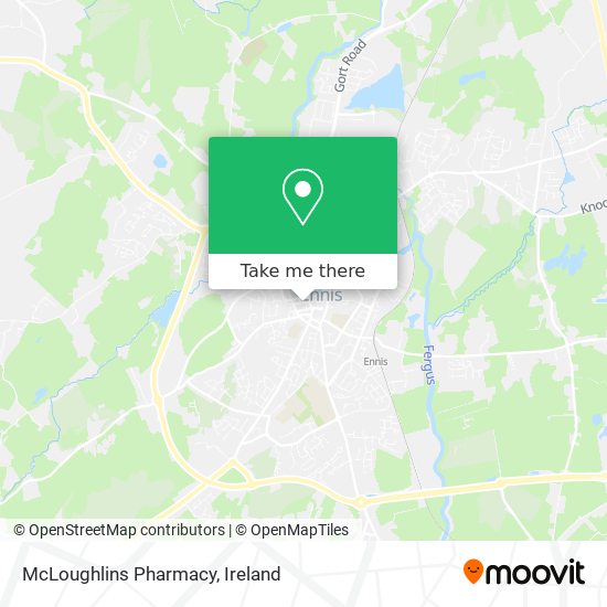 McLoughlins Pharmacy map