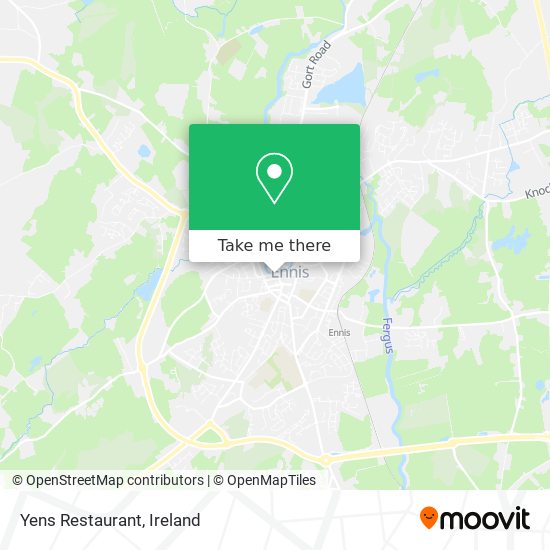 Yens Restaurant map