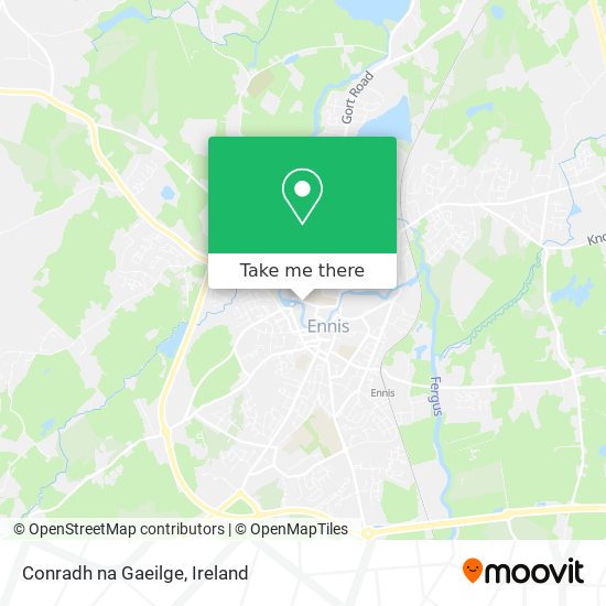Conradh na Gaeilge map