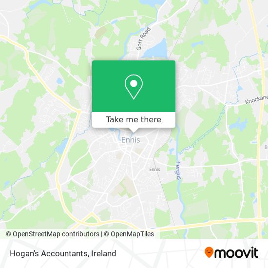 Hogan's Accountants map