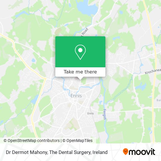 Dr Dermot Mahony, The Dental Surgery map