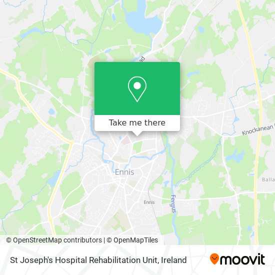 St Joseph's Hospital Rehabilitation Unit map