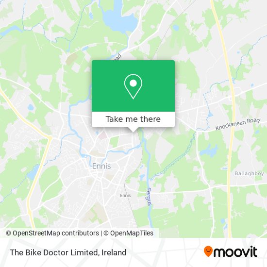 The Bike Doctor Limited map