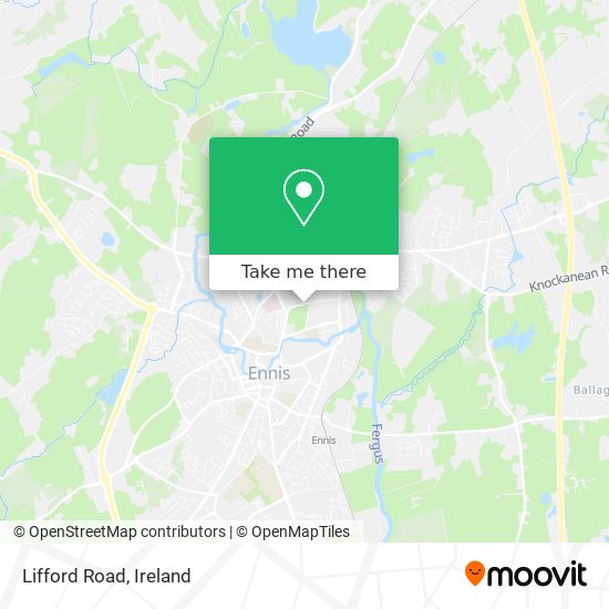 Lifford Road map