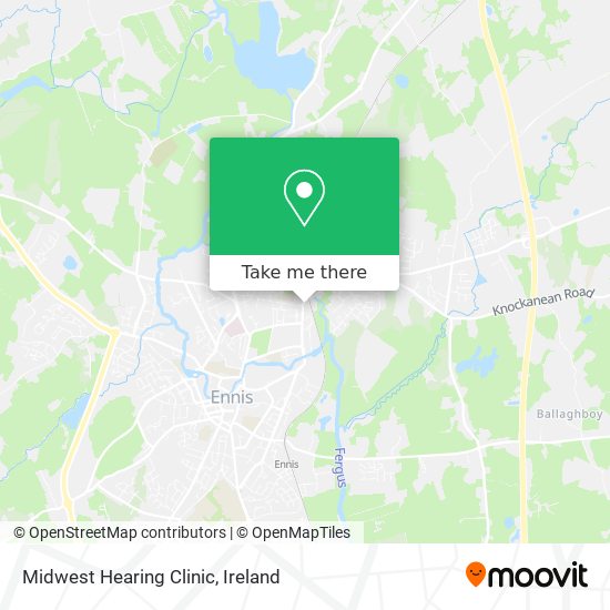 Midwest Hearing Clinic map