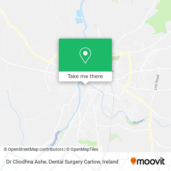 Dr Cliodhna Ashe, Dental Surgery Carlow map