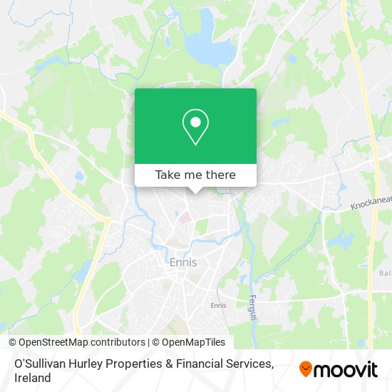 O'Sullivan Hurley Properties & Financial Services map
