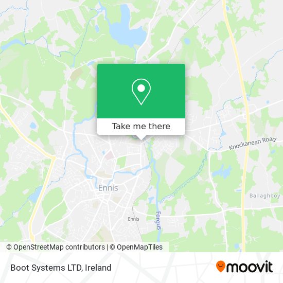 Boot Systems LTD map