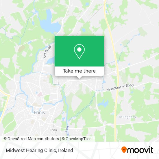 Midwest Hearing Clinic map