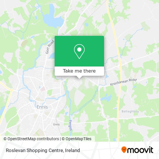 Roslevan Shopping Centre map