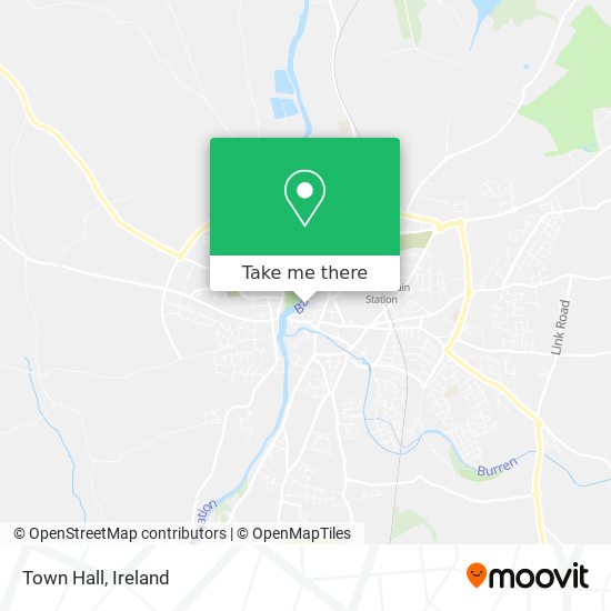 Town Hall map