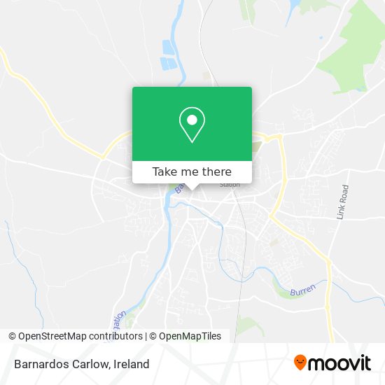 Barnardos Carlow map