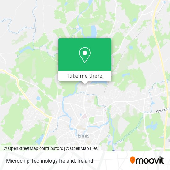 Microchip Technology Ireland map