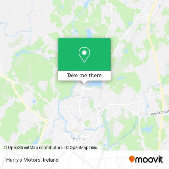 Harry's Motors map