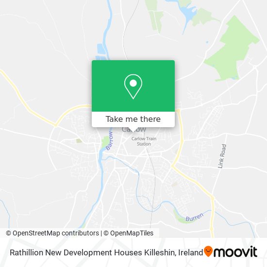 Rathillion New Development Houses Killeshin map