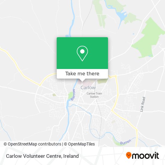 Carlow Volunteer Centre map
