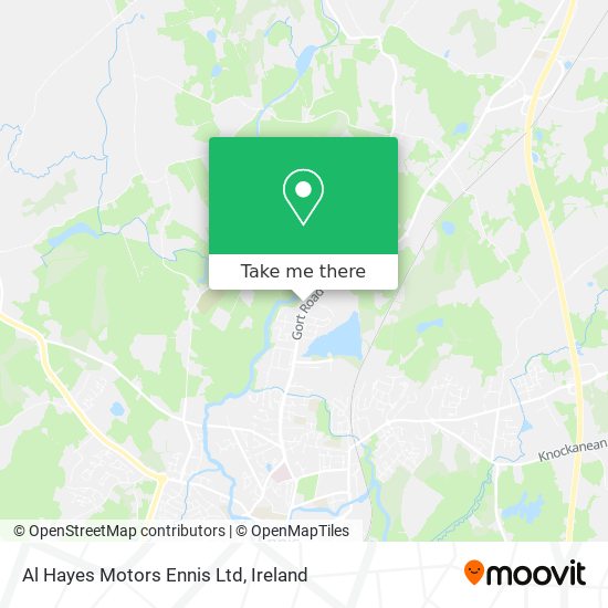 Al Hayes Motors Ennis Ltd map