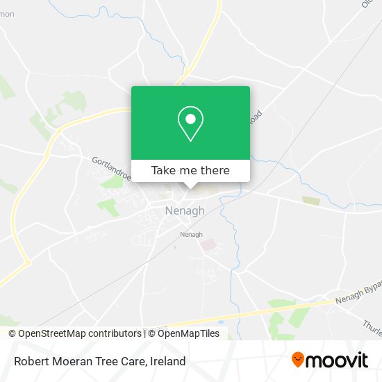 Robert Moeran Tree Care map