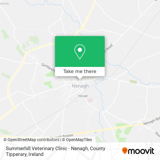 Summerhill Veterinary Clinic - Nenagh, County Tipperary map