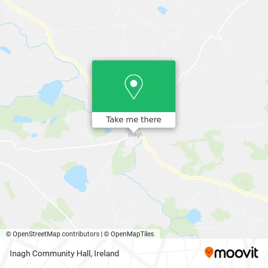 Inagh Community Hall map
