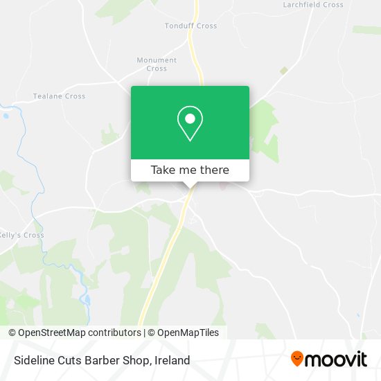 Sideline Cuts Barber Shop map