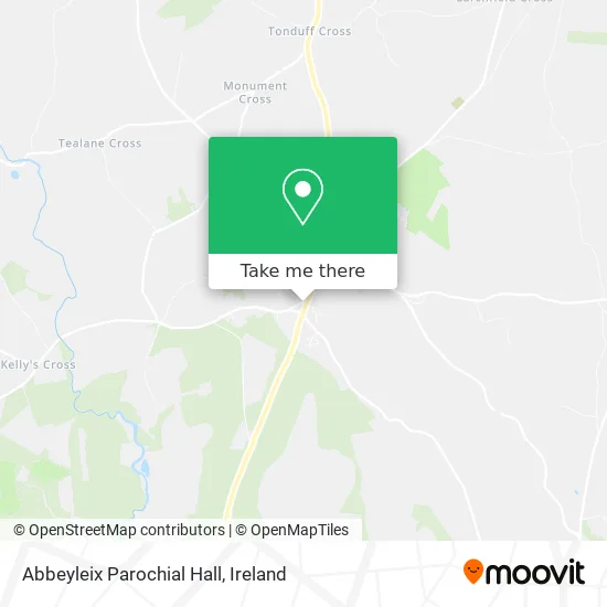 Abbeyleix Parochial Hall map