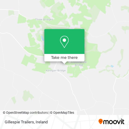 Gillespie Trailers map