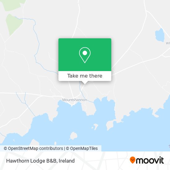 Hawthorn Lodge B&B map