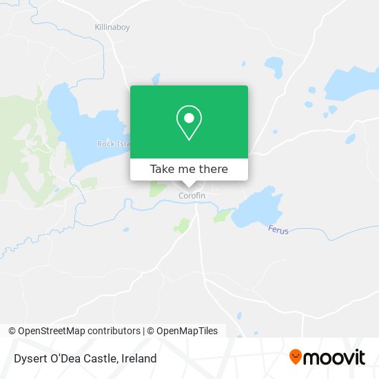 Dysert O'Dea Castle map