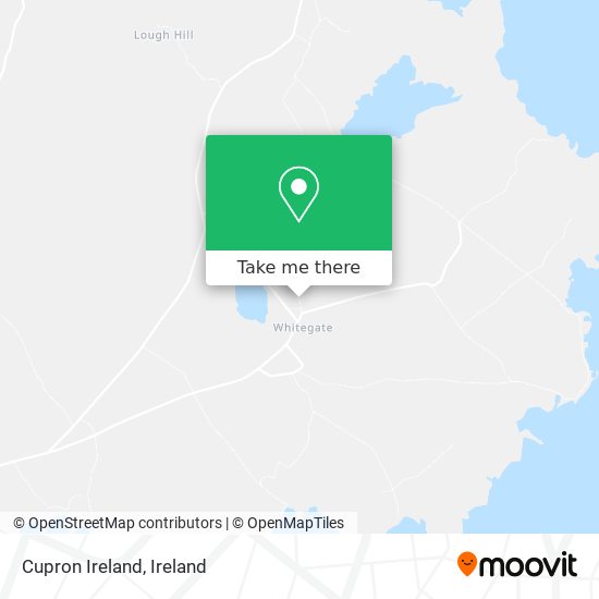Cupron Ireland map