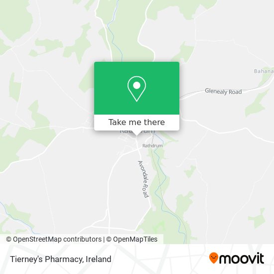 Tierney's Pharmacy map