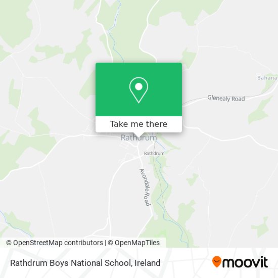 Rathdrum Boys National School map