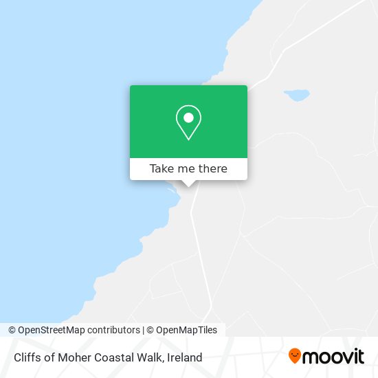 Cliffs of Moher Coastal Walk map