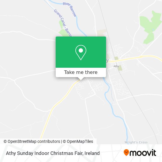 Athy Sunday Indoor Christmas Fair map