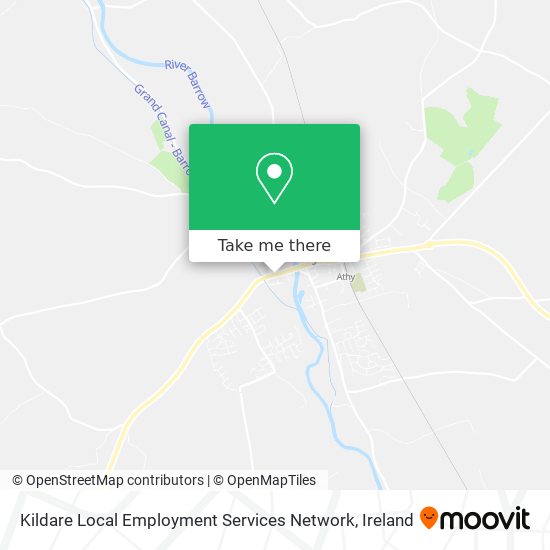 Kildare Local Employment Services Network map