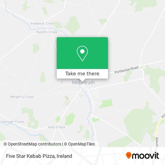 Five Star Kebab Pizza map