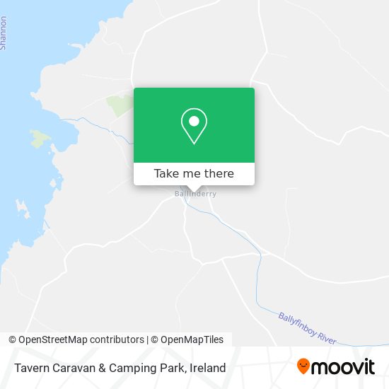 Tavern Caravan & Camping Park plan