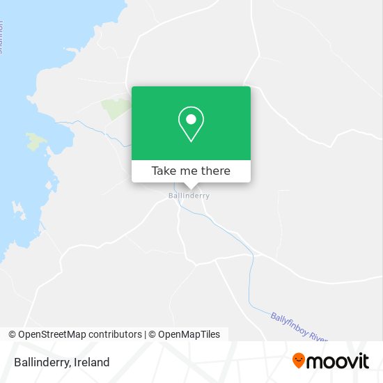 Ballinderry map