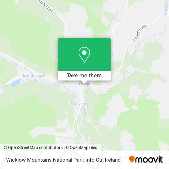 Wicklow Mountains National Park Info Ctr map