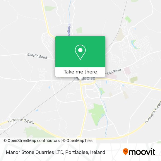 Manor Stone Quarries LTD, Portlaoise map