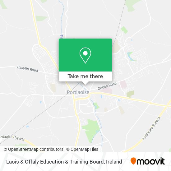 Laois & Offaly Education & Training Board map