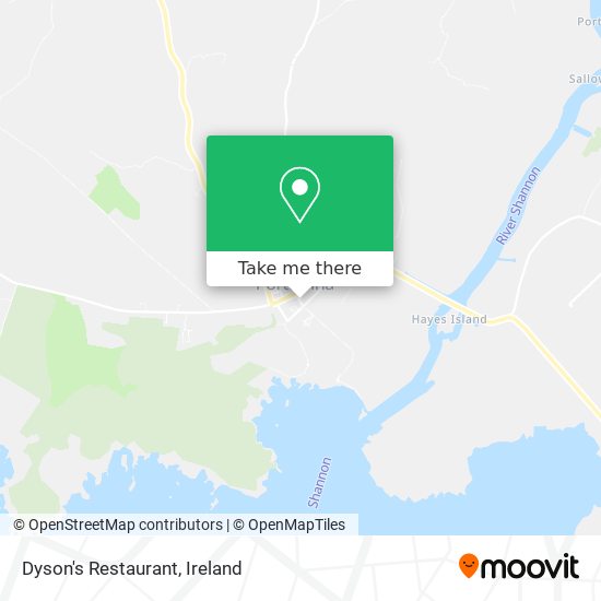Dyson's Restaurant map