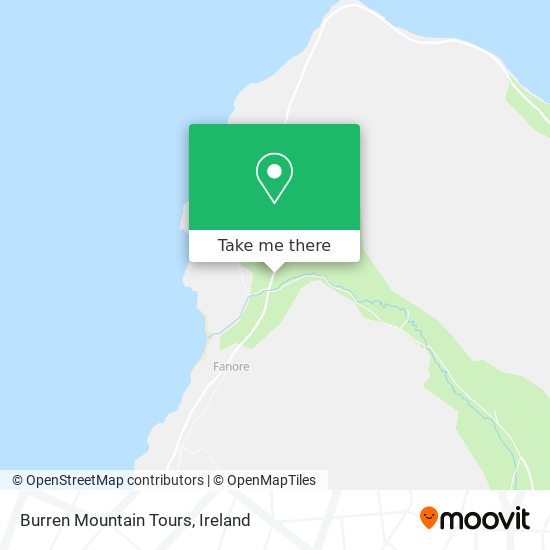 Burren Mountain Tours map