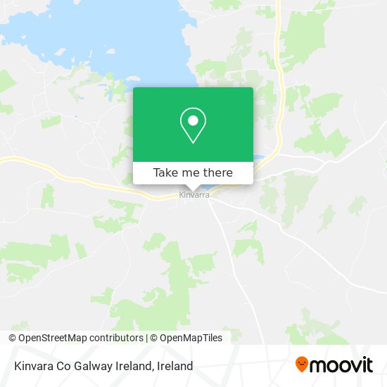 Kinvara Co Galway Ireland map