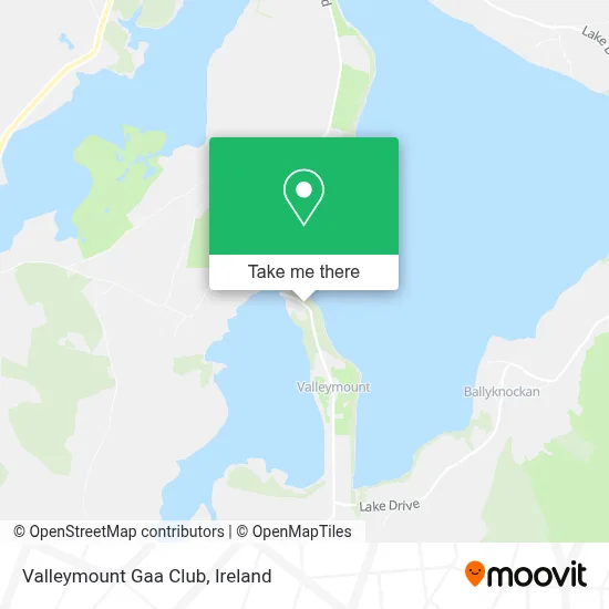 Valleymount Gaa Club map