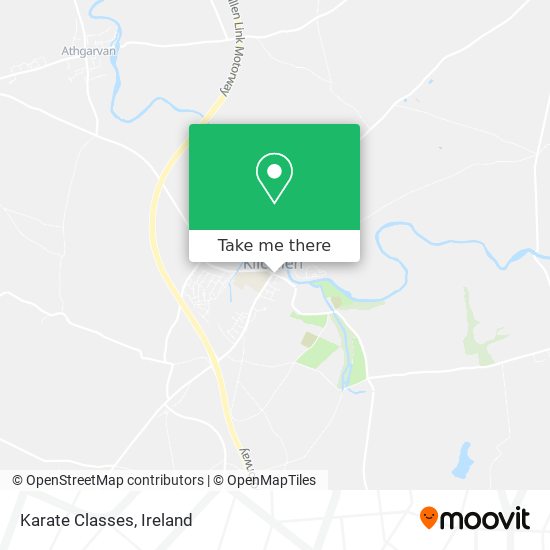 Karate Classes map