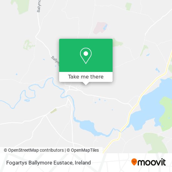 Fogartys Ballymore Eustace map