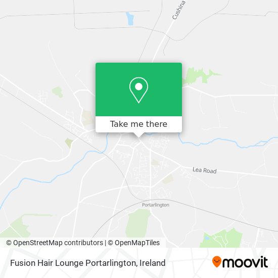 Fusion Hair Lounge Portarlington map