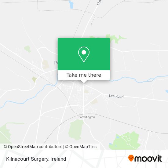 Kilnacourt Surgery map