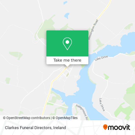 Clarkes Funeral Directors map